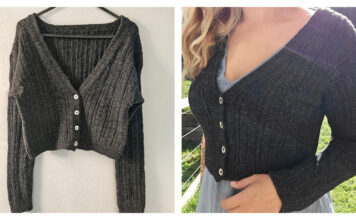 Twist Cardigan Free Knitting Pattern