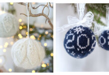 Christmas Baubles Knitting Patterns