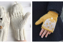 Flip Top Mittens Knitting Patterns