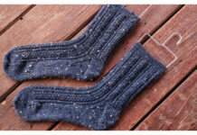 Martha Socks Free Knitting Pattern