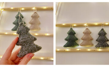 Merry Mini Tree Free Knitting Pattern