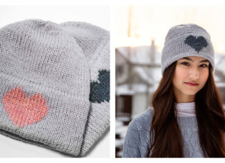 Double Brimmed Beanie Free Knitting Pattern