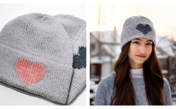 Double Brimmed Beanie Free Knitting Pattern