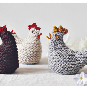 Little Spring Hen Free Knitting Pattern