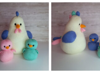 Mama Chicken Free Knitting Pattern