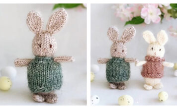 Mini Bunny Free Knitting Pattern