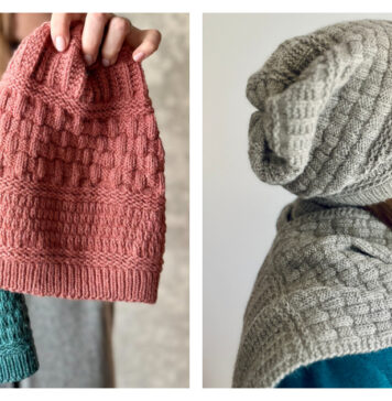 Mix it up Beanie Free Knitting Pattern