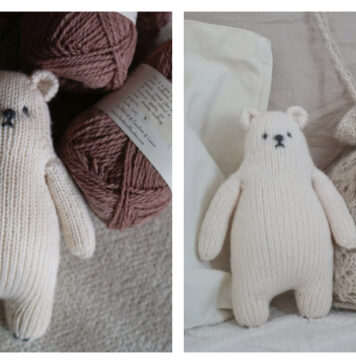 Polar Bear Free Knitting Pattern