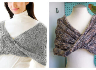 Twisted Shawl Wrap Knitting Patterns