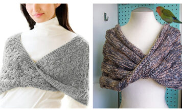 Twisted Shawl Wrap Knitting Patterns