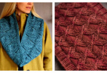 Cable and Lace Cowl Free Knitting Patterns