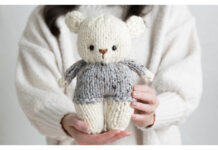 Easy Teddy Bear Free Knitting Pattern