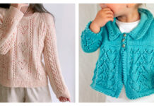 Lace Heart Sweater Knitting Patterns