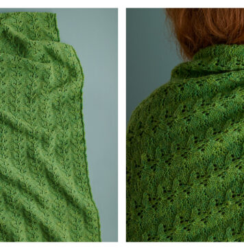 Laurel Wrap Free Knitting Pattern