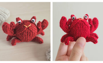 Pinchy the Crab Free Knitting Pattern