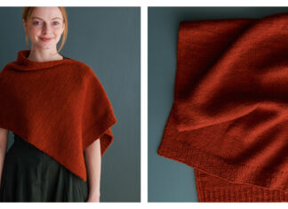 Poetic Poncho Free Knitting Pattern