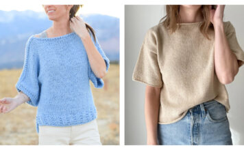 Boxy Tee Knitting Patterns