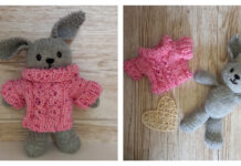 Bunny in Sweater Free Knitting Pattern