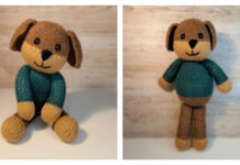 Dennis Dog Soft Toy Free Knitting Pattern