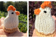 Easter Egg Chick Free Knitting Pattern and Video Tutorial