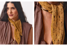 Roseate Scarf Free Knitting Pattern