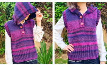 Twilight Hug Vest Free Knitting Pattern