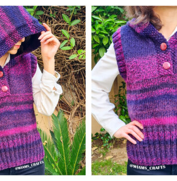 Twilight Hug Vest Free Knitting Pattern