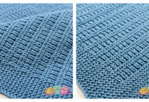 Archie Baby Blanket Free Knitting Pattern and Video Tutorial