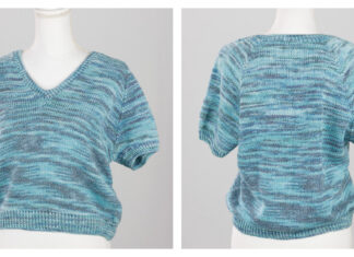 Aria Tee Free Knitting Pattern