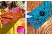 Bright Day Envelope Clutch Free Knitting Pattern