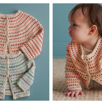 Growing Garden Cardigan Free Knitting Pattern