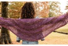 Modified Butterfly Shawl Free Knitting Pattern