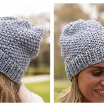 New Park City Slouchy Beanie Free Knitting Pattern