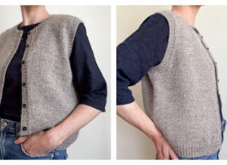 Sally Vest Free Knitting Pattern
