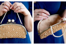 Saltwater Pearls Raffia Purse Free Knitting Pattern