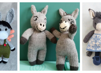 Stuffed Toy Donkey Knitting Patterns