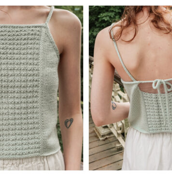 Terra Texture Top Knitting Pattern