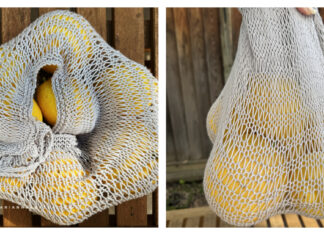 Vanilla Market Bag Free Knitting Pattern and Video Tutorial