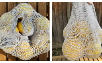 Vanilla Market Bag Free Knitting Pattern and Video Tutorial