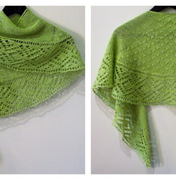 Verdant Shawl Free Knitting Pattern