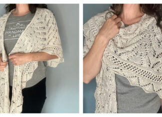 Wingspan Shawl Free Knitting Pattern