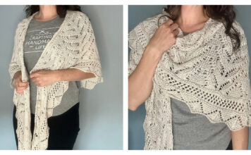 Wingspan Shawl Free Knitting Pattern
