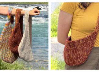 Archer Scrap Yarn Bag Free Knitting Pattern