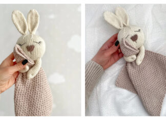Bunny Comforter Knitting Pattern