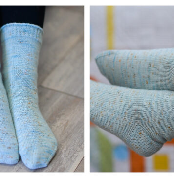 Palindrome Socks Free Knitting Pattern