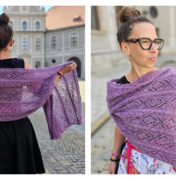 Vronerl Lace Shawl Free Knitting Pattern