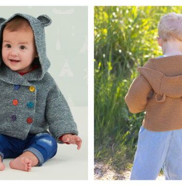 Billy Bear Jacket Free Knitting Pattern