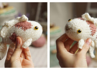 Carp Fish Free Knitting Pattern