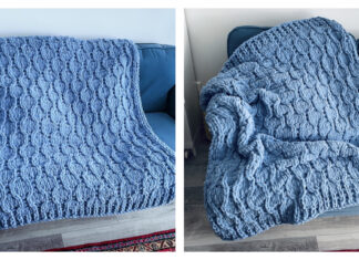 Cobblestone Blanket Free Knitting Pattern