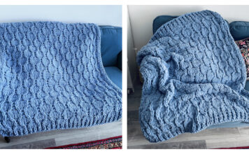 Cobblestone Blanket Free Knitting Pattern